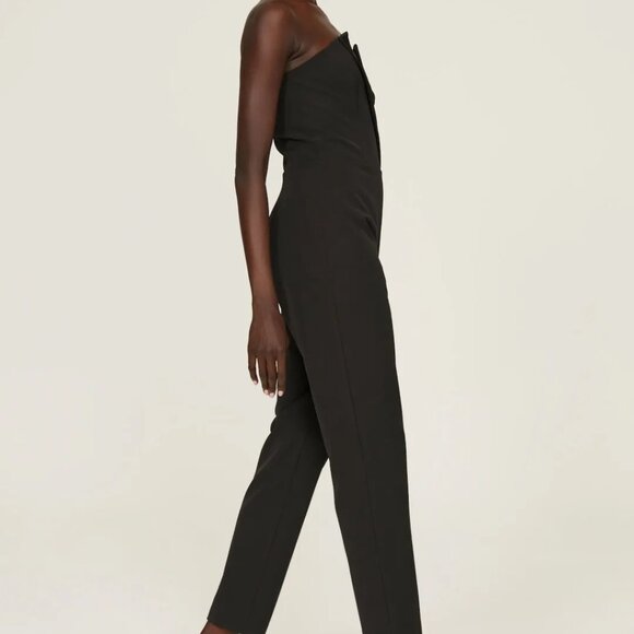 Aidan AIDAN MATTOX Tuxedo Jumpsuit - Picture 2 of 9